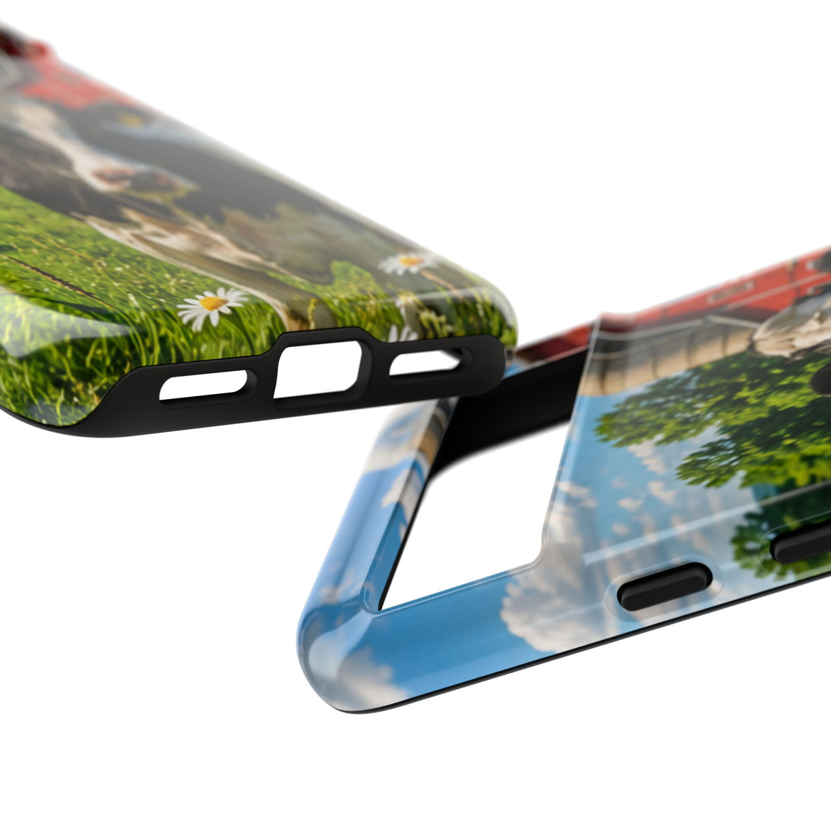 Cow Farm Phone Case — Rustic Barnyard iPhone Cover