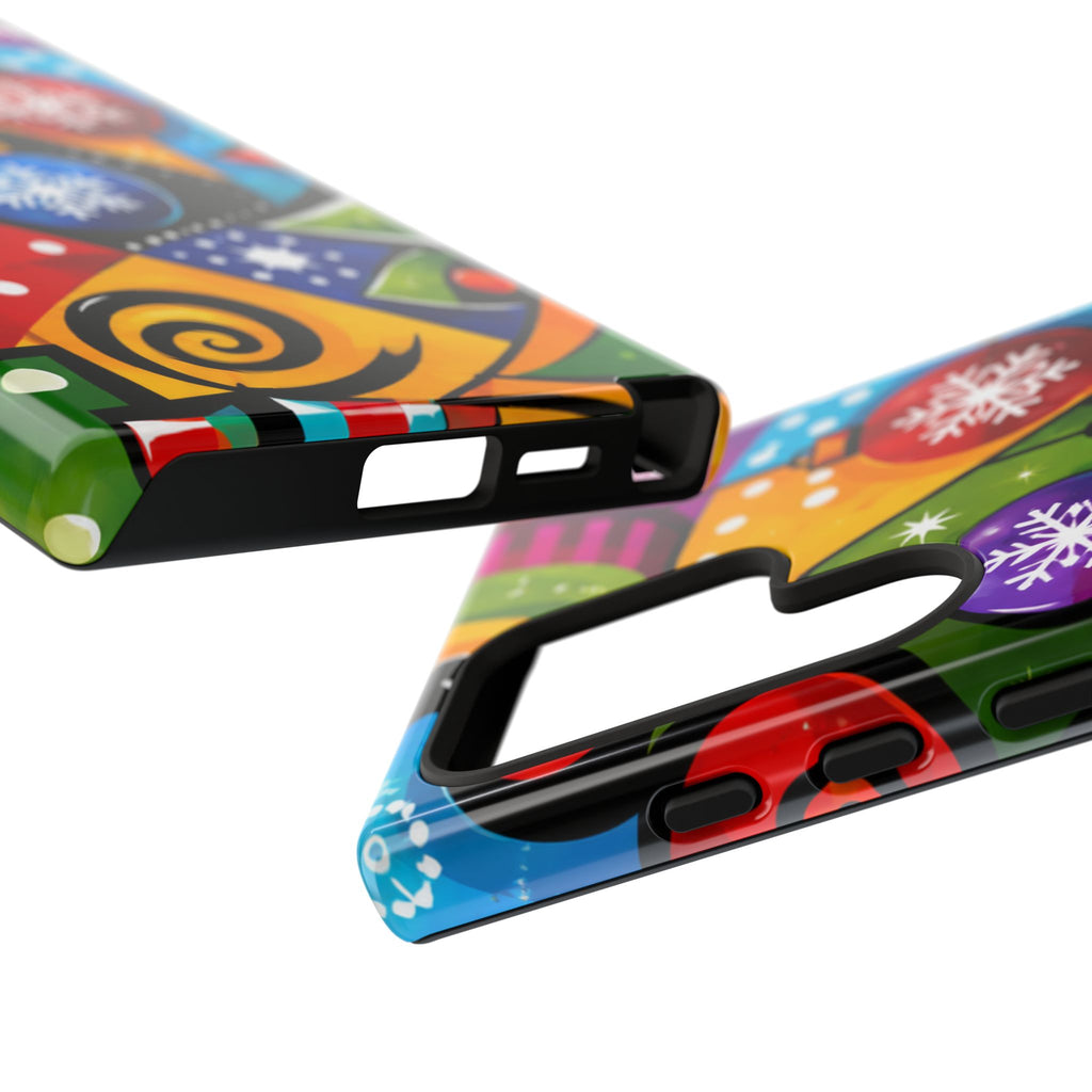 Holiday Ornament Phone Case — Colorful Festive Christmas Design