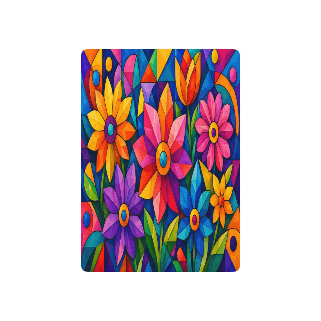 Colorful Floral Back Poker Playing Cards | Standard Deck