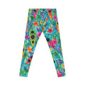 Tropical Kayak Leggings — Women's Floral Paddle AOP Leggings