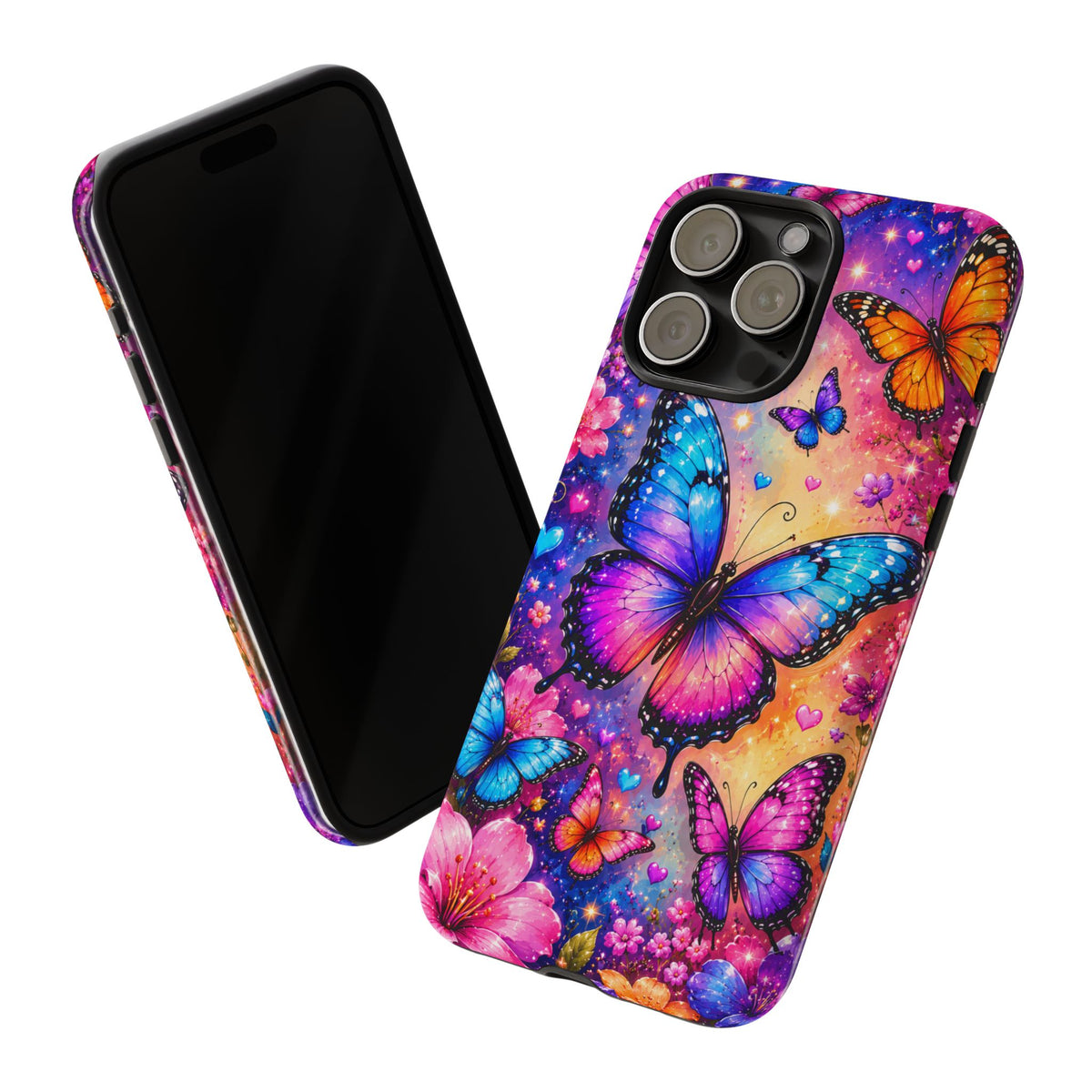 Colorful Butterfly Pattern Phone Case | Tough Cases