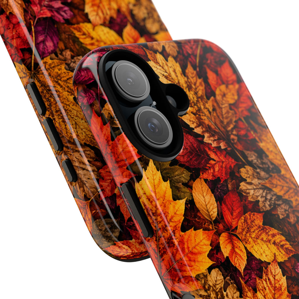 Autumn Leaves Tough Phone Case — Fall Foliage Protective Cover
