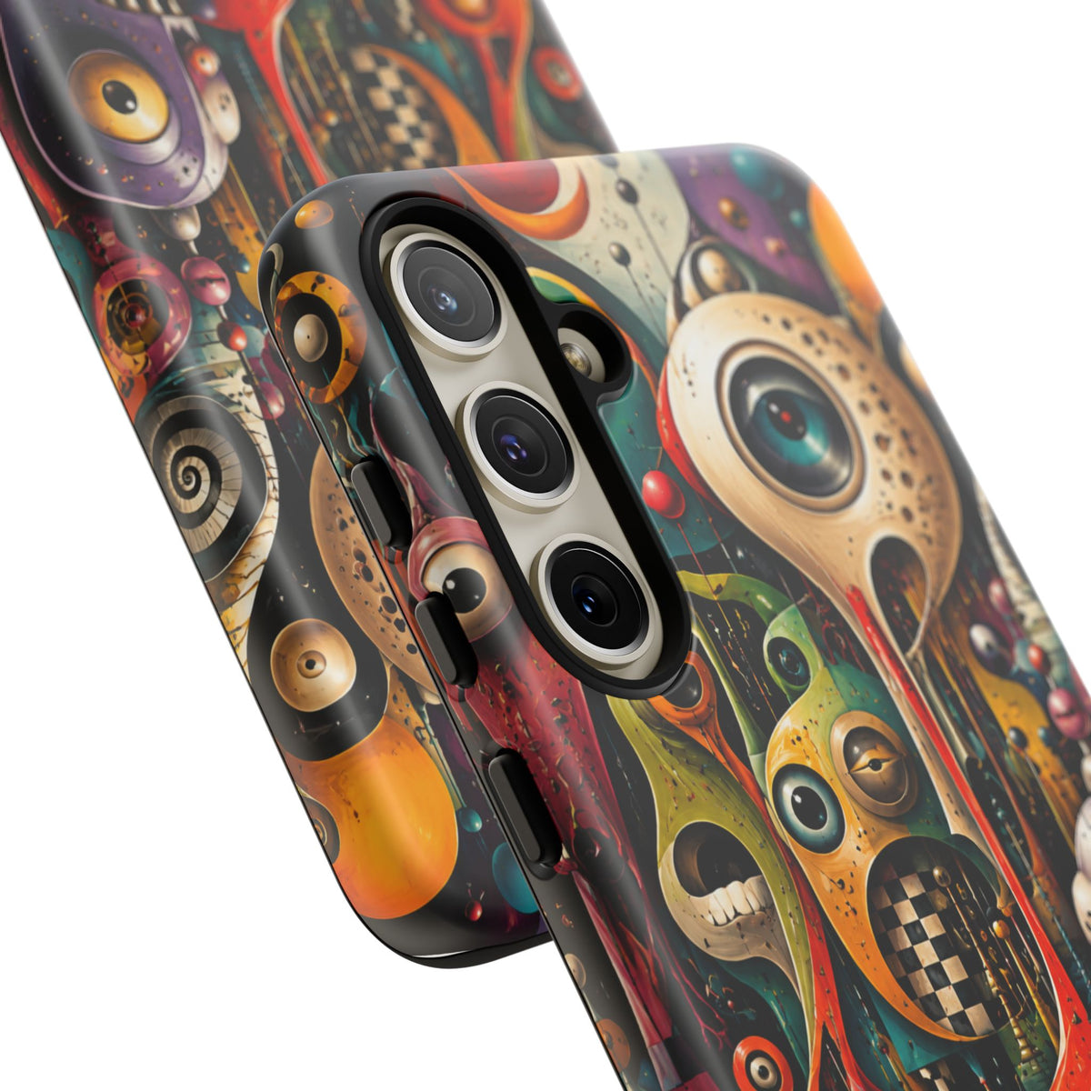 Surreal Monster Art Phone Case — Colorful Abstract Creature Design