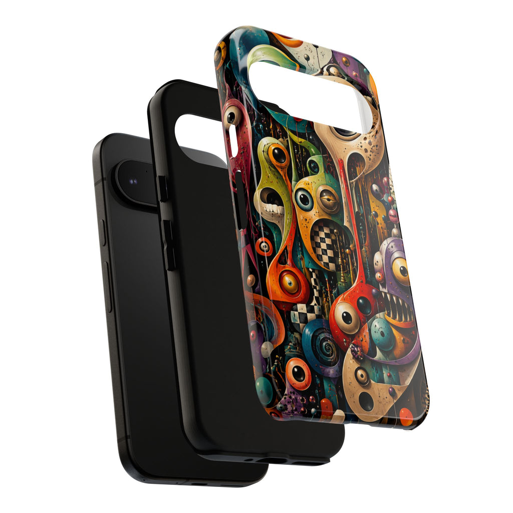 Surreal Monster Art Phone Case — Colorful Abstract Creature Design