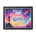 Stand On Your Toes And Reach For The Stars Wall Art, Canvas