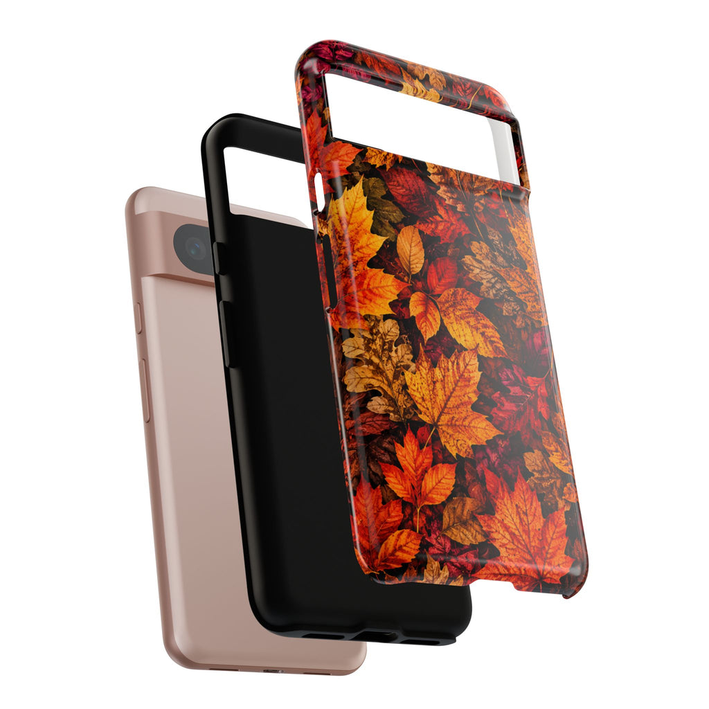 Autumn Leaves Tough Phone Case — Fall Foliage Protective Cover