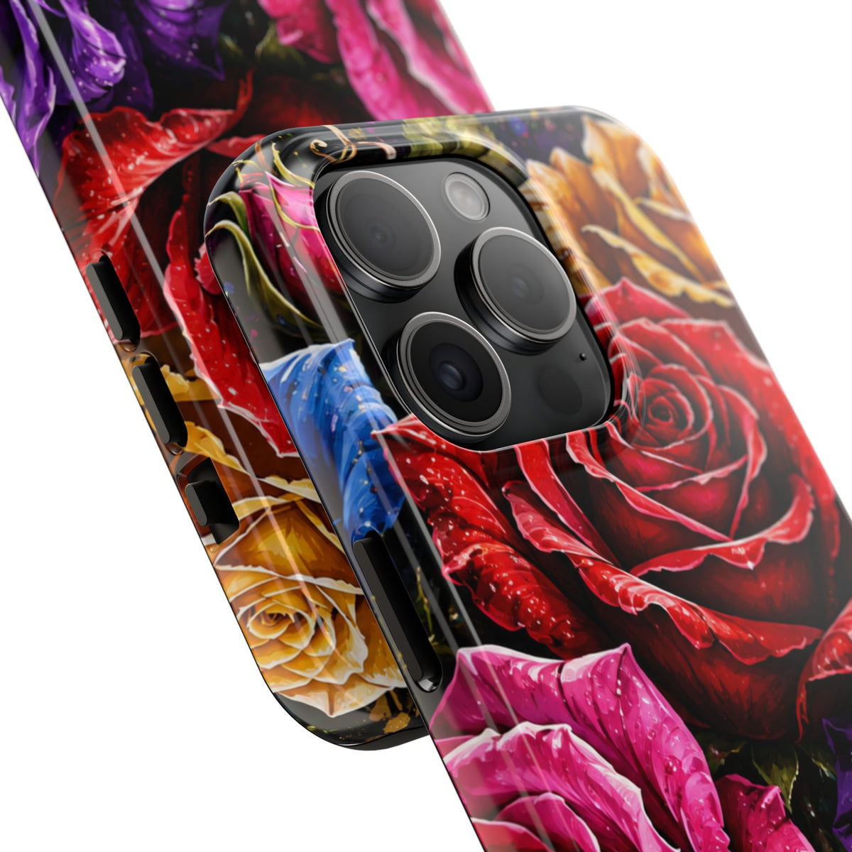 Tough Phone Case — Vibrant Rose Garden Protective Phone Cover