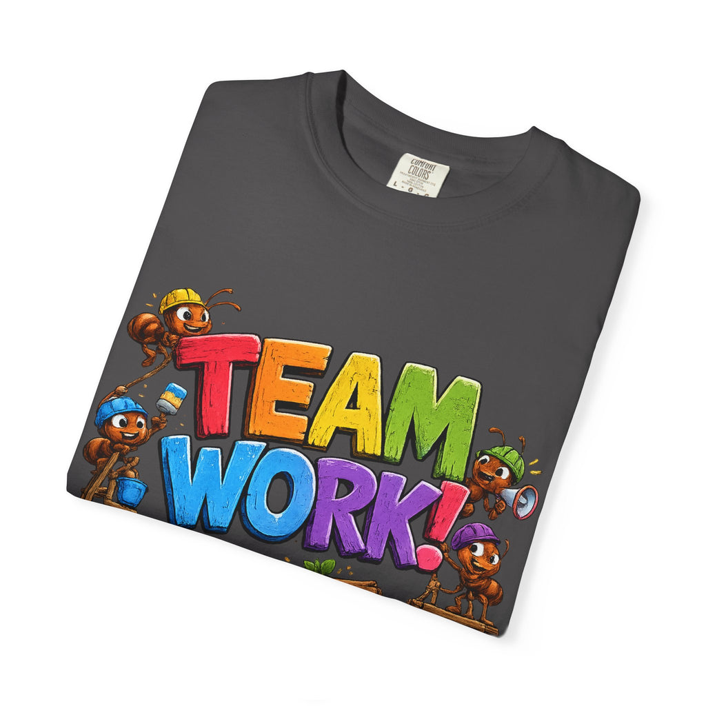 Teamwork Cartoon Ants T-shirt | Team Work Graphic Tee