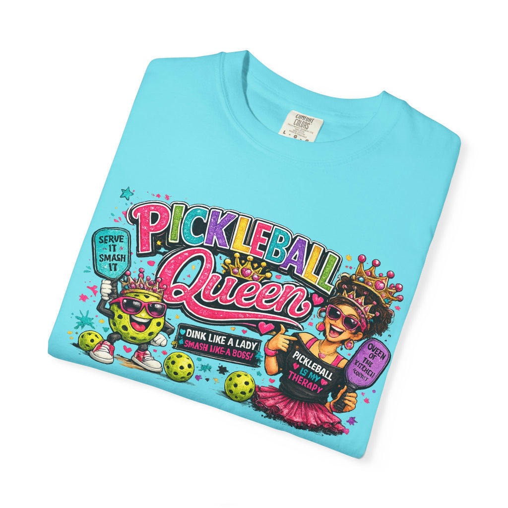 Pickleball Queen T-Shirt | Colorful Pickleball Graphic Tee