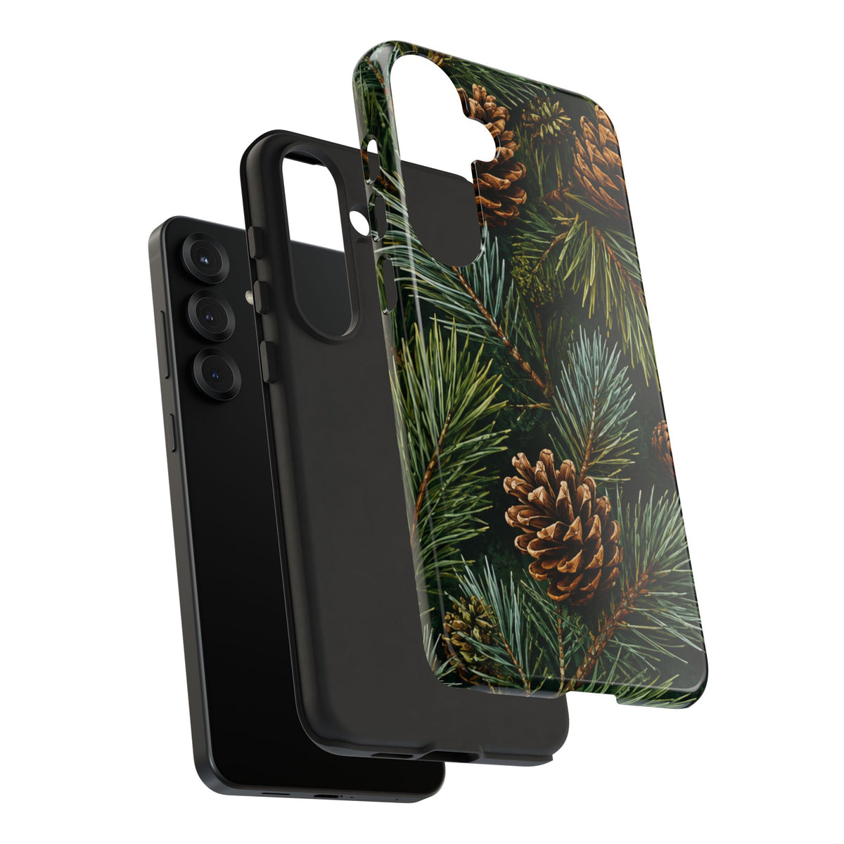 Pinecone Pines Phone Case — Festive Evergreen iPhone Cover
