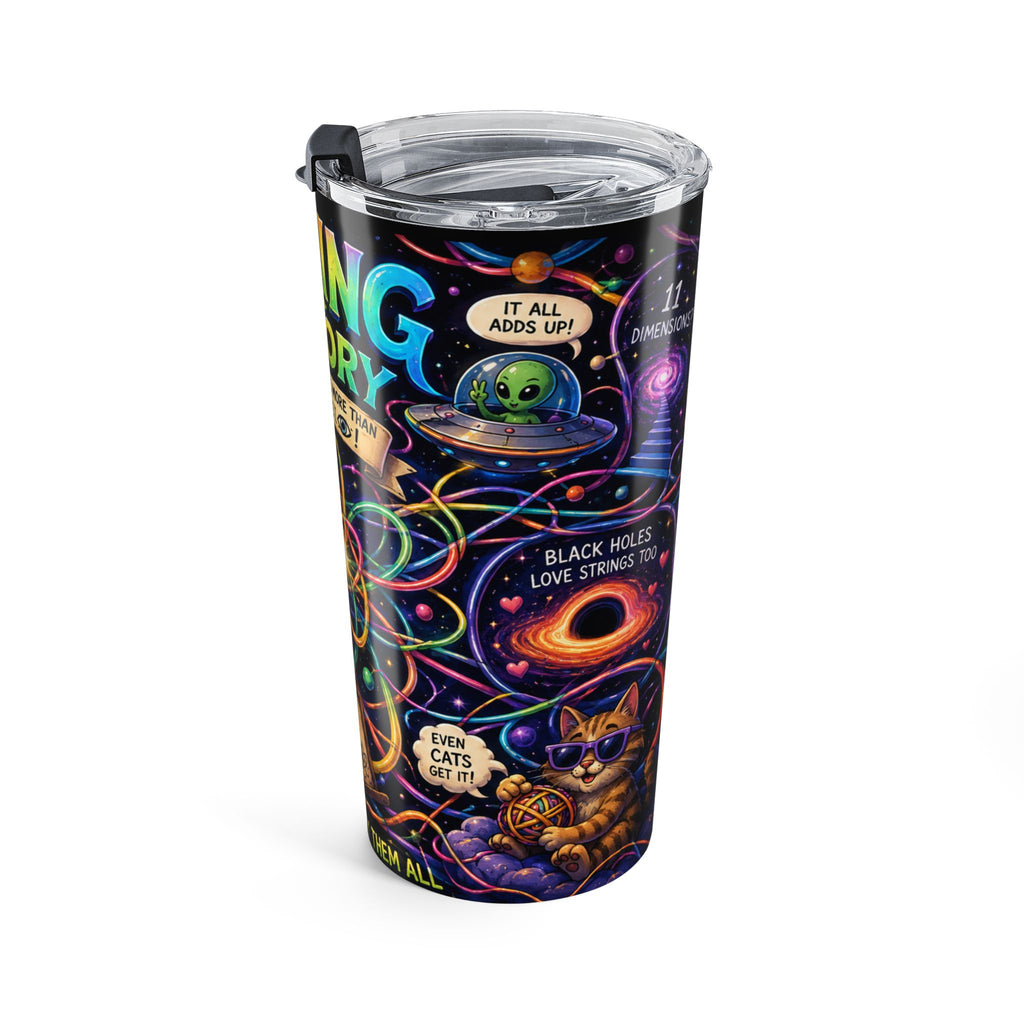 String Theory Tumbler 20oz | Science Physics Diagram Travel Cup