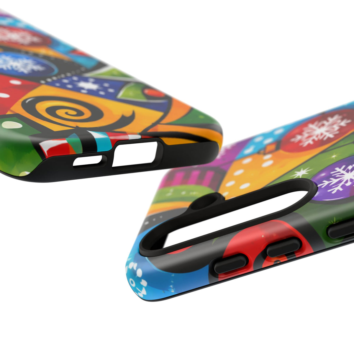 Holiday Ornament Phone Case — Colorful Festive Christmas Design