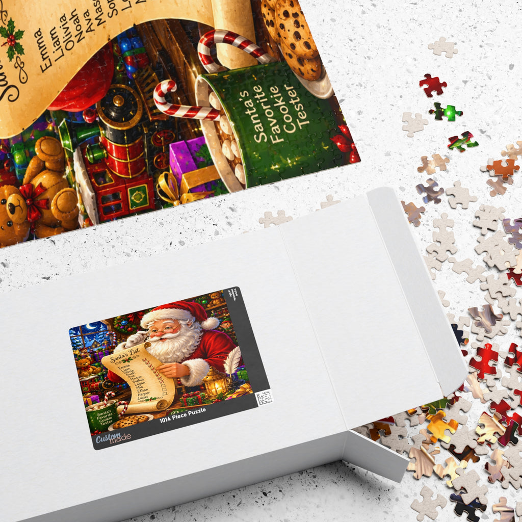 Santa’s List Jigsaw Puzzle — Festive 110/252/520/1014-Piece Christmas Puzzle