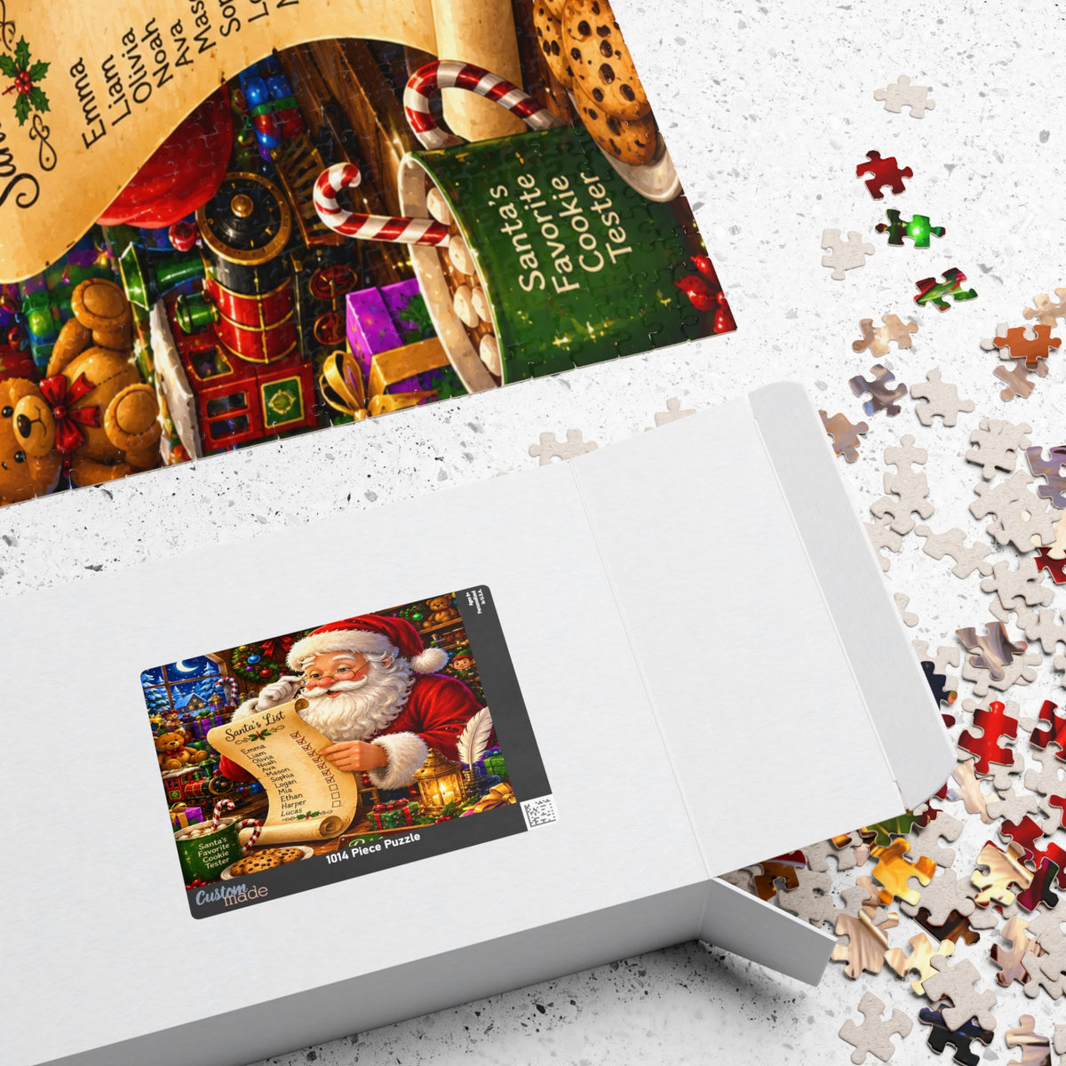 Santa’s List Jigsaw Puzzle — Festive 110/252/520/1014-Piece Christmas Puzzle
