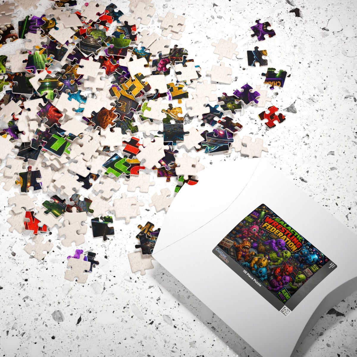 Galactic Wrestling Federation aliens puzzle | Jigsaw Puzzle