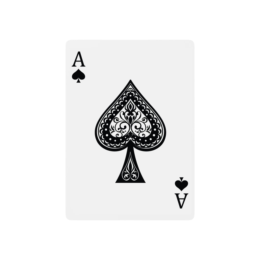 Metivier Casino Poker Playing Cards – Decorative Ace Design