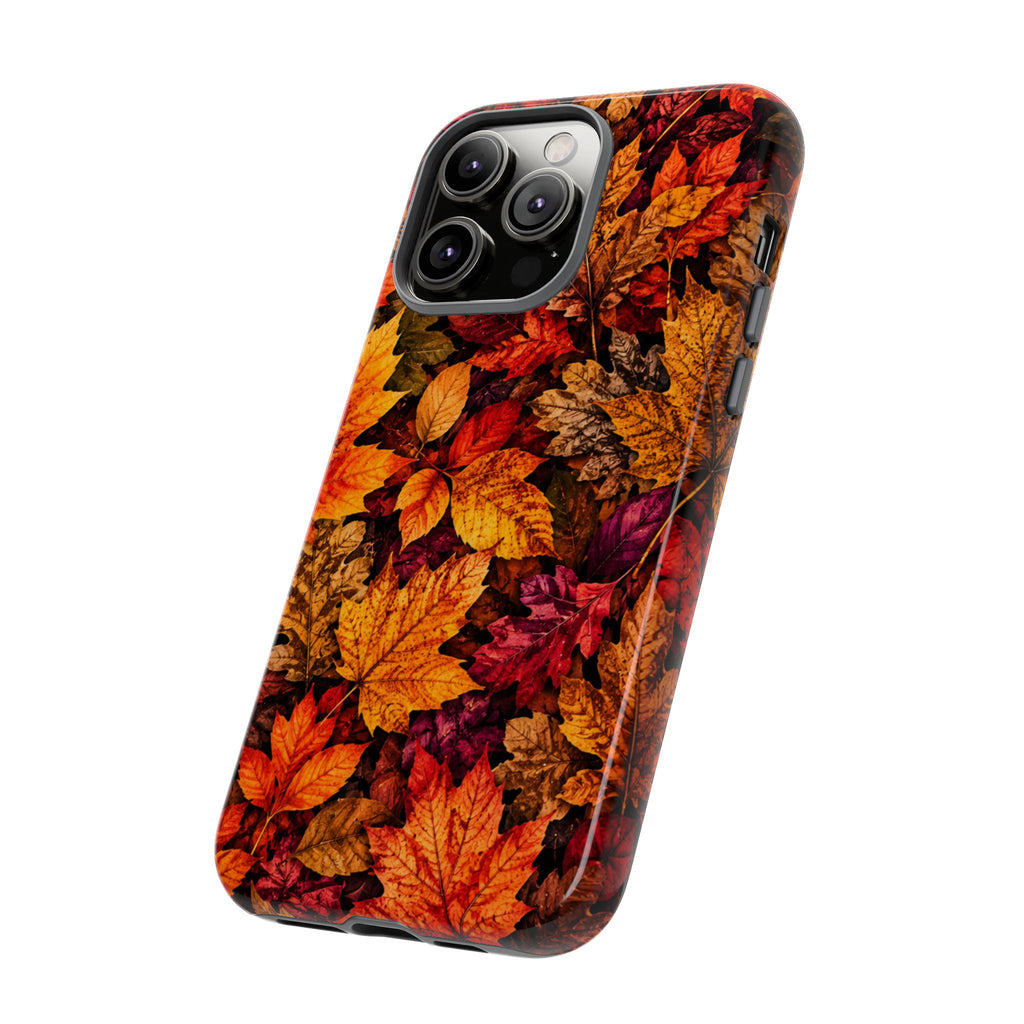 Autumn Leaves Tough Phone Case — Fall Foliage Protective Cover