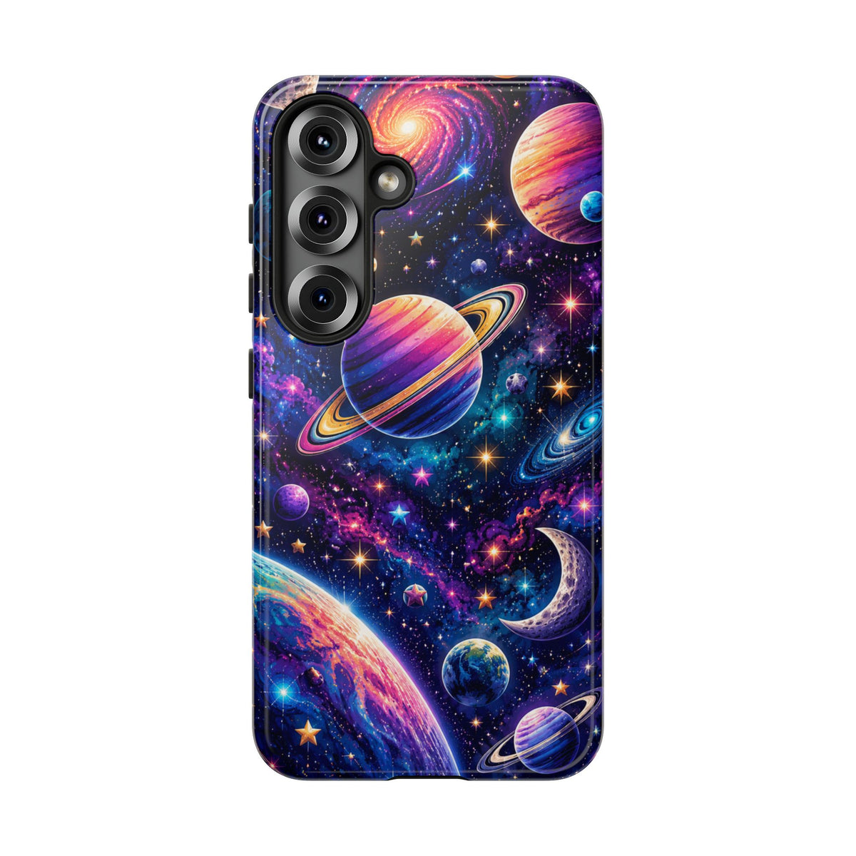 Colorful Galaxy Planets phone case | Tough Case