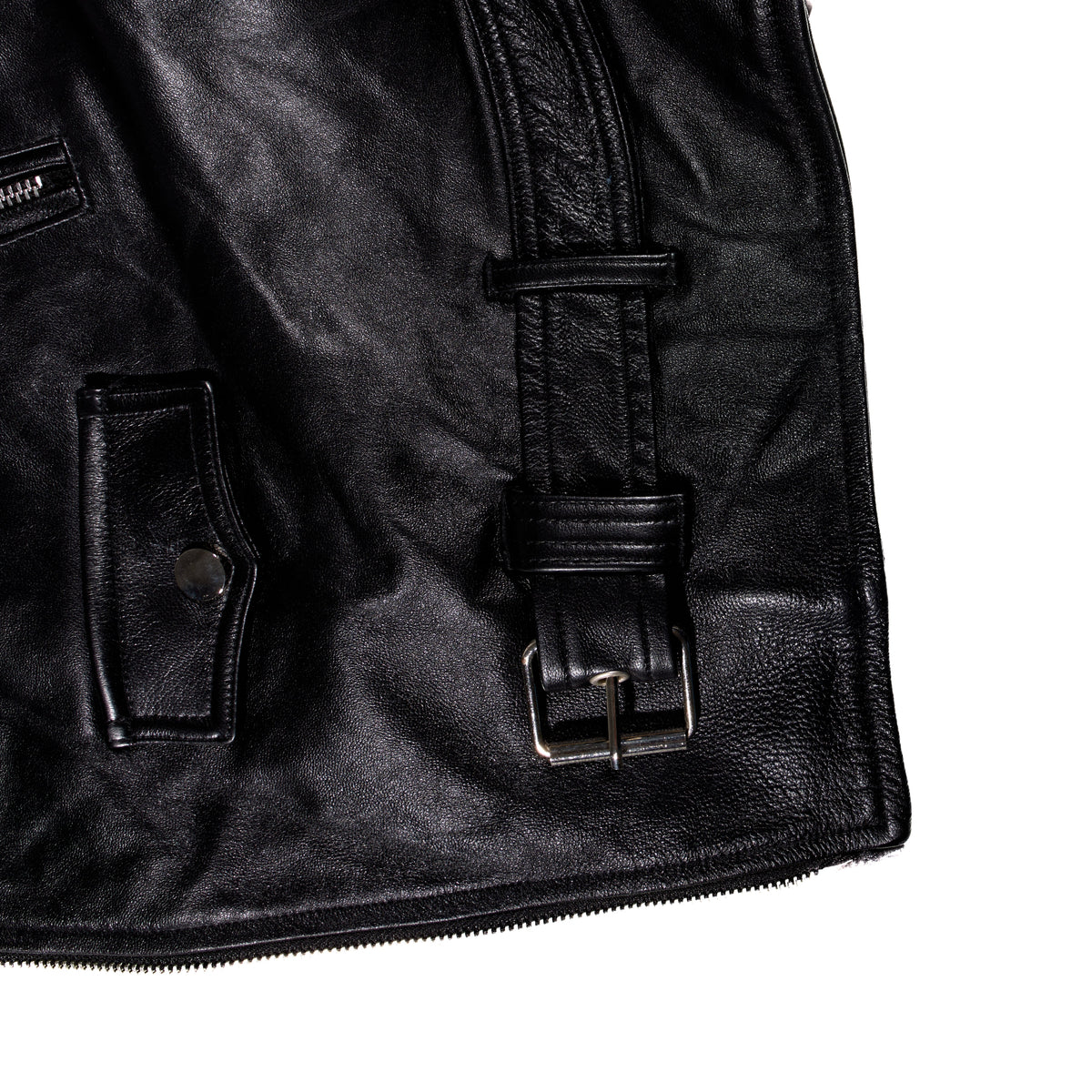 BL MAGIE LEATHER PADDED JACKET W/ SOFTENED DETACHABLE GLOVES