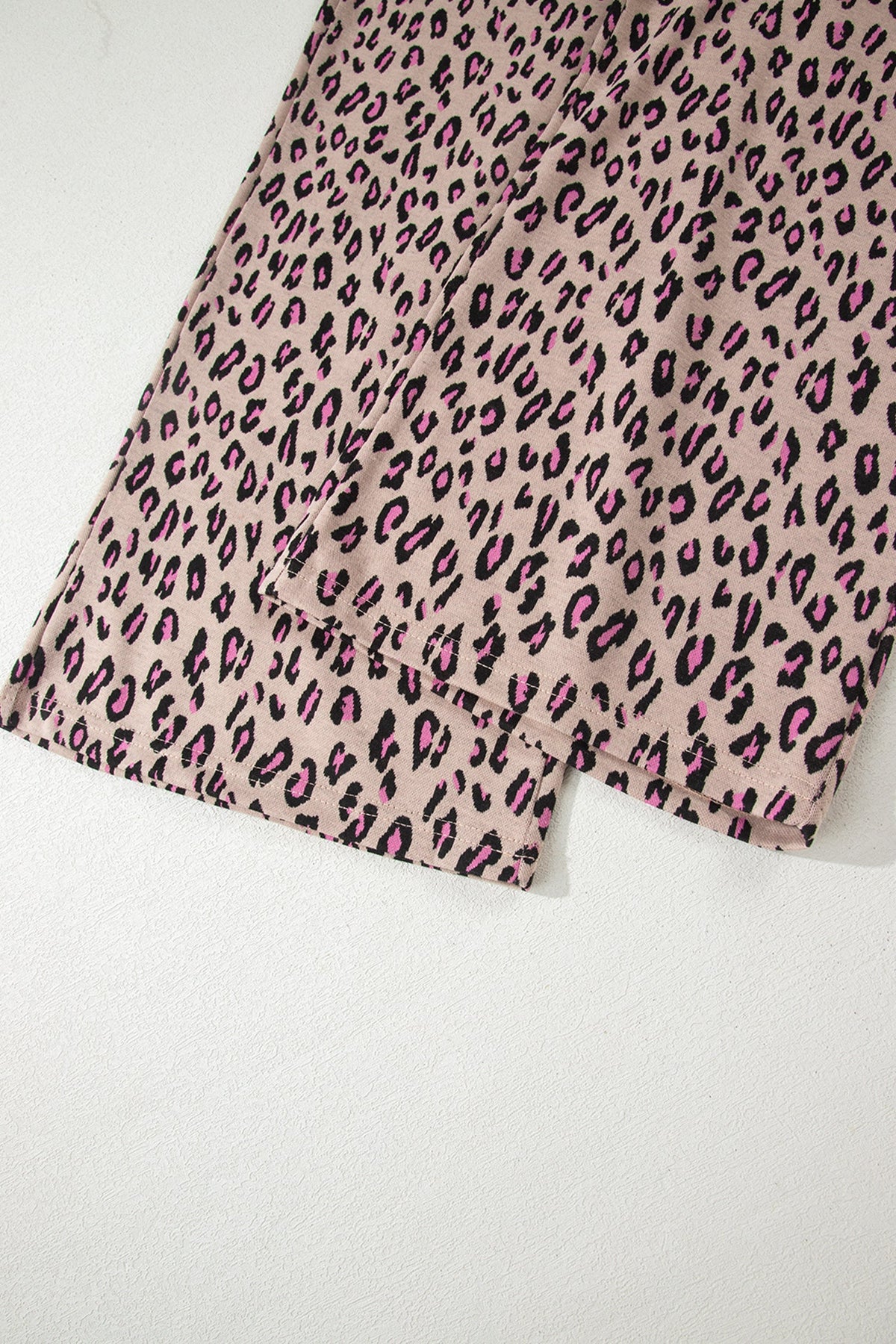 Leopard Short Sleeve Tee & Pants Set