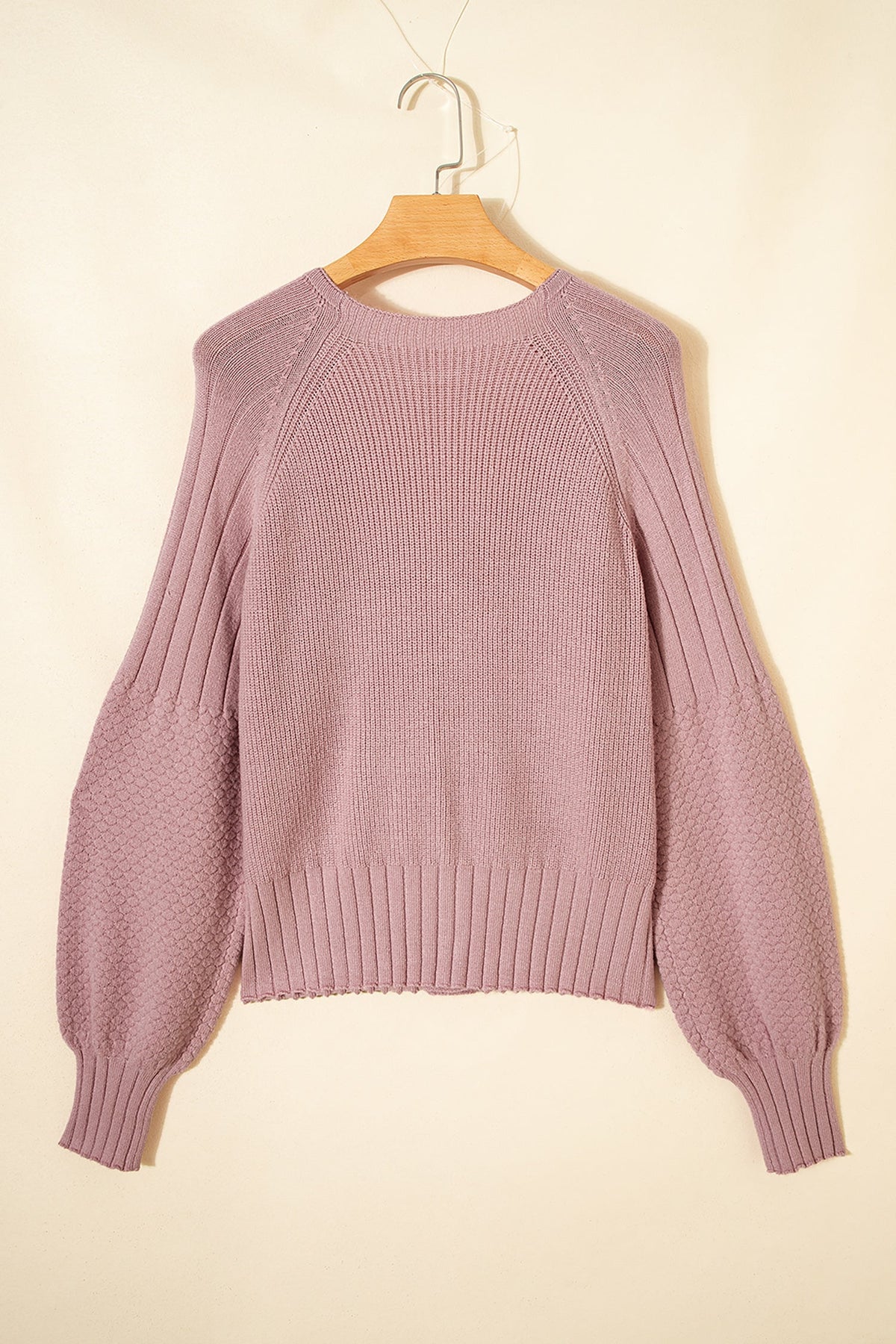 Solid Textured Knit Button Front V-Neck Cardigan