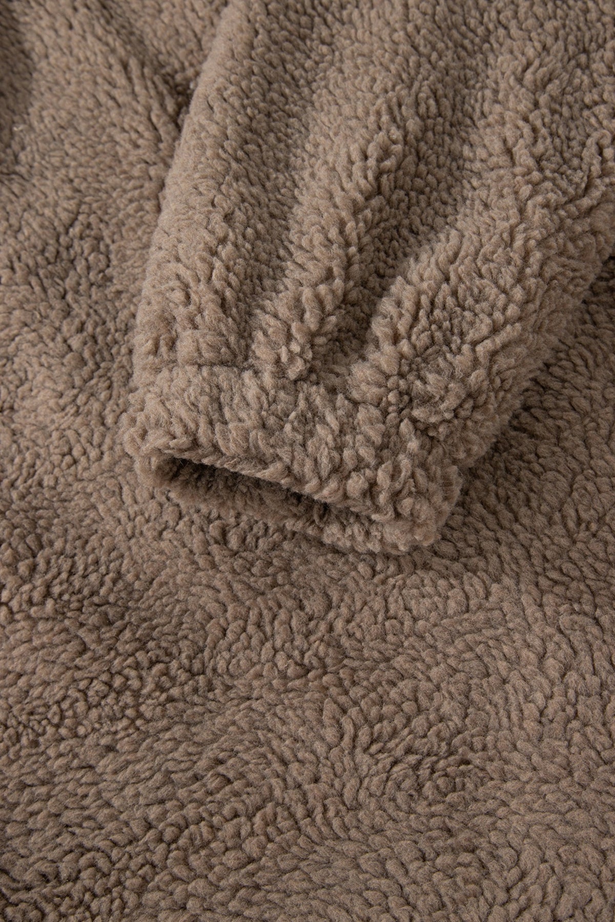 Leopard Sherpa Patchwork Flap Pocket Buttoned Jacket