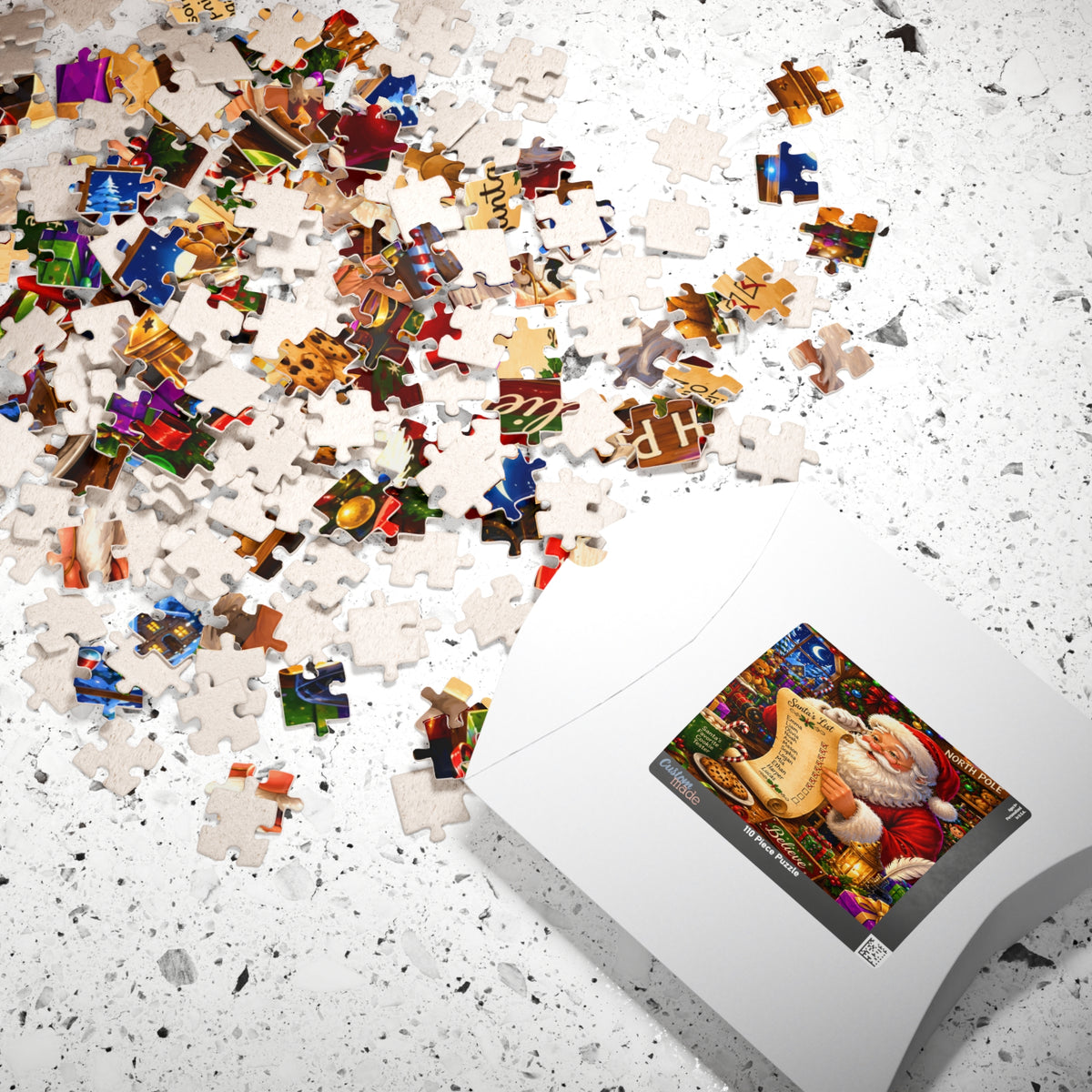 Santa’s List Jigsaw Puzzle — Festive 110/252/520/1014-Piece Christmas Puzzle