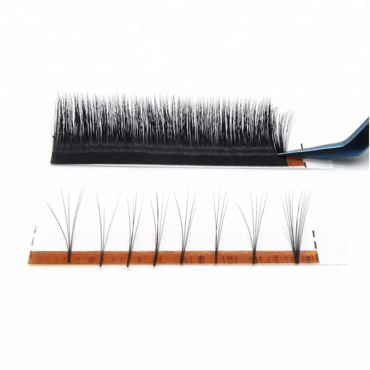 VIP Quick Fan Eyelash Extensions 12 Lines 0.07 D Curl - Pick Size