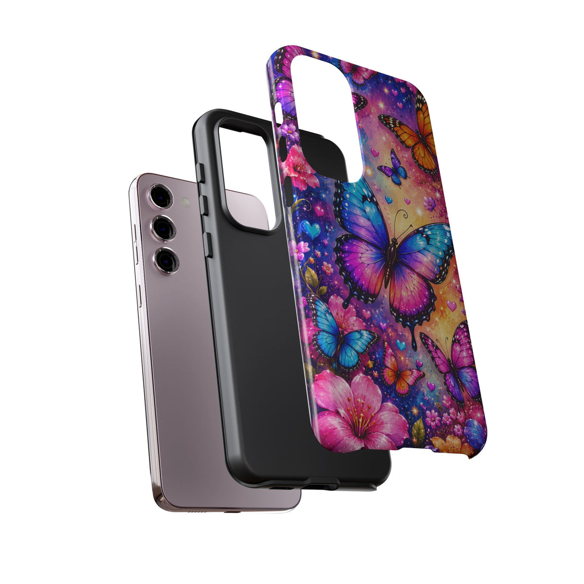 Colorful Butterfly Pattern Phone Case | Tough Cases
