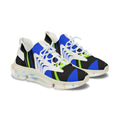 Women’s Mesh Sneakers — Athletic Blue & Green Lightweight Running Shoes