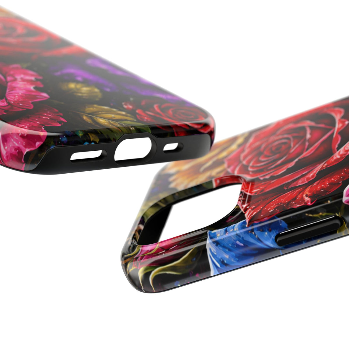 Tough Phone Case — Vibrant Rose Garden Protective Phone Cover