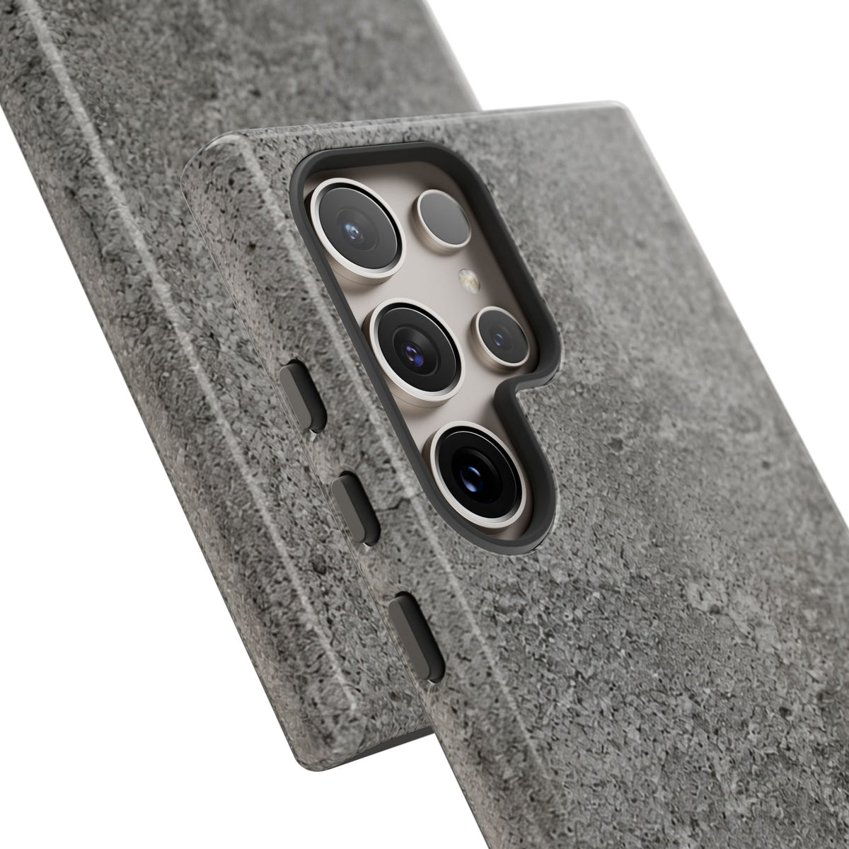 Concrete Texture Phone Case — Rugged Grey Protective iPhone Cover