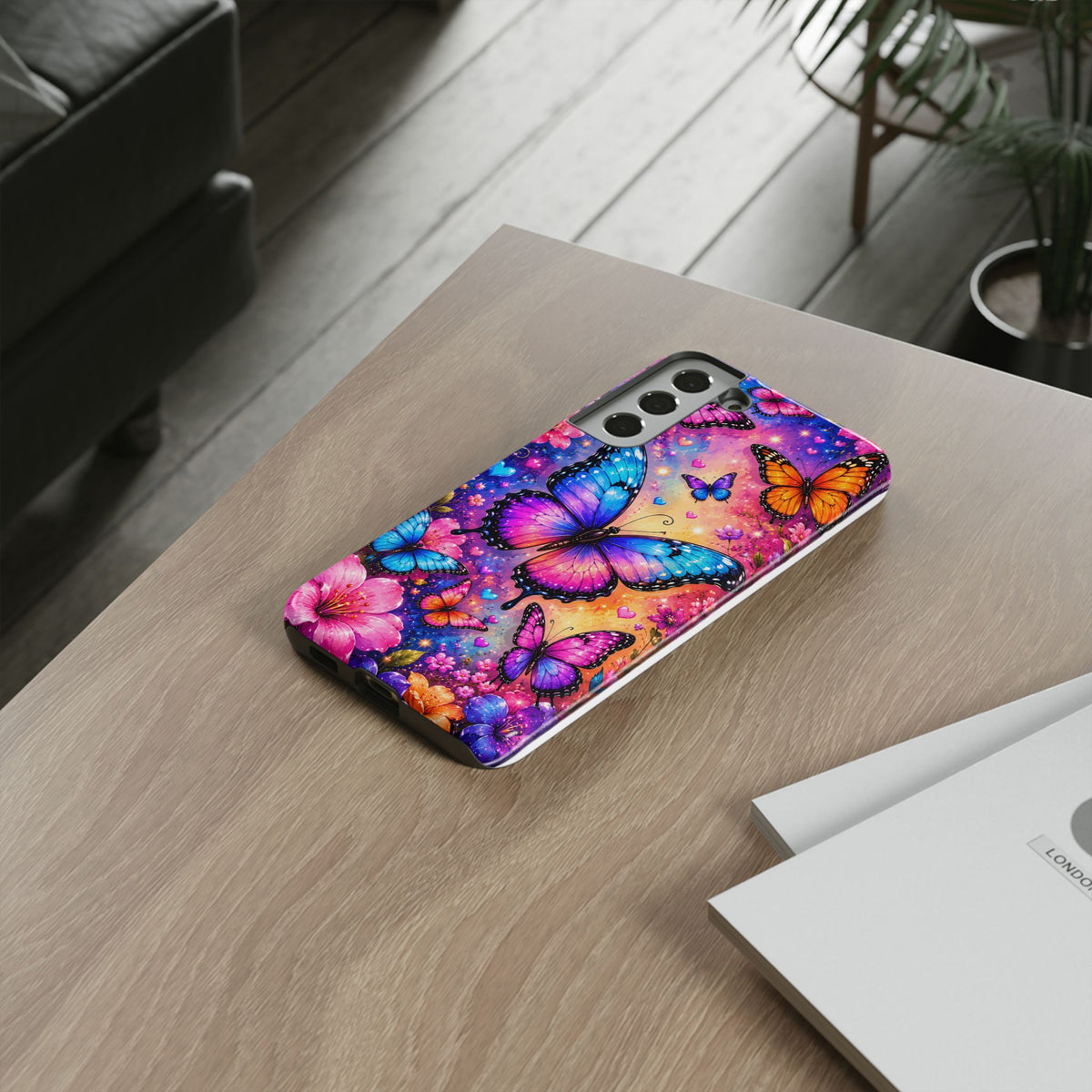 Colorful Butterfly Pattern Phone Case | Tough Cases