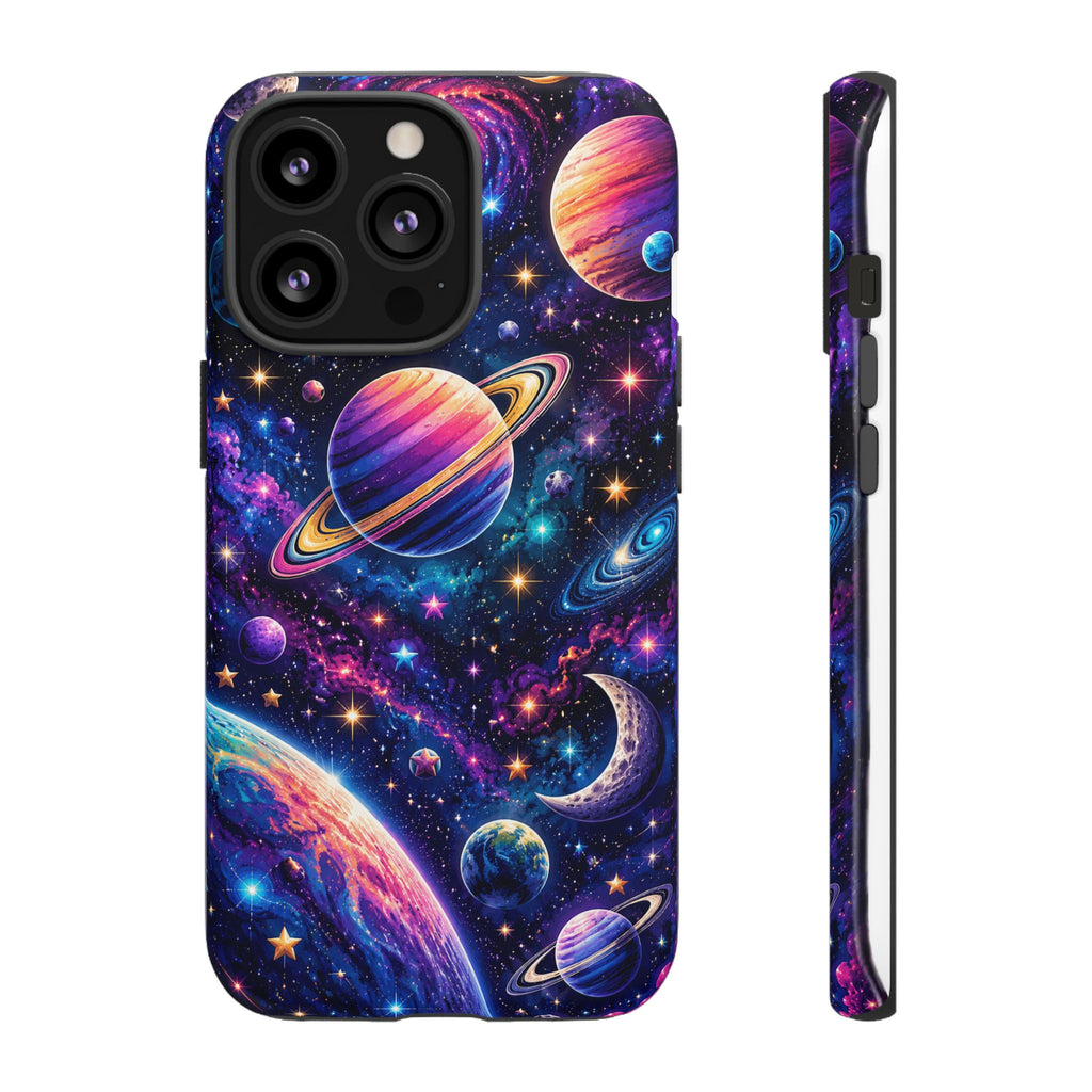 Colorful Galaxy Planets phone case | Tough Case