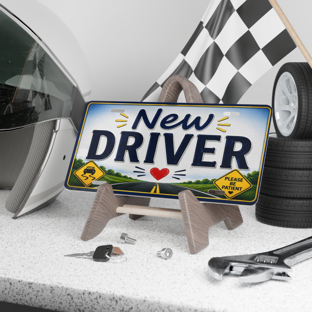 New Driver vanity plate | metal novelty license plate