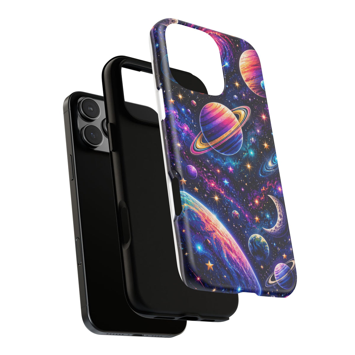 Colorful Galaxy Planets phone case | Tough Case