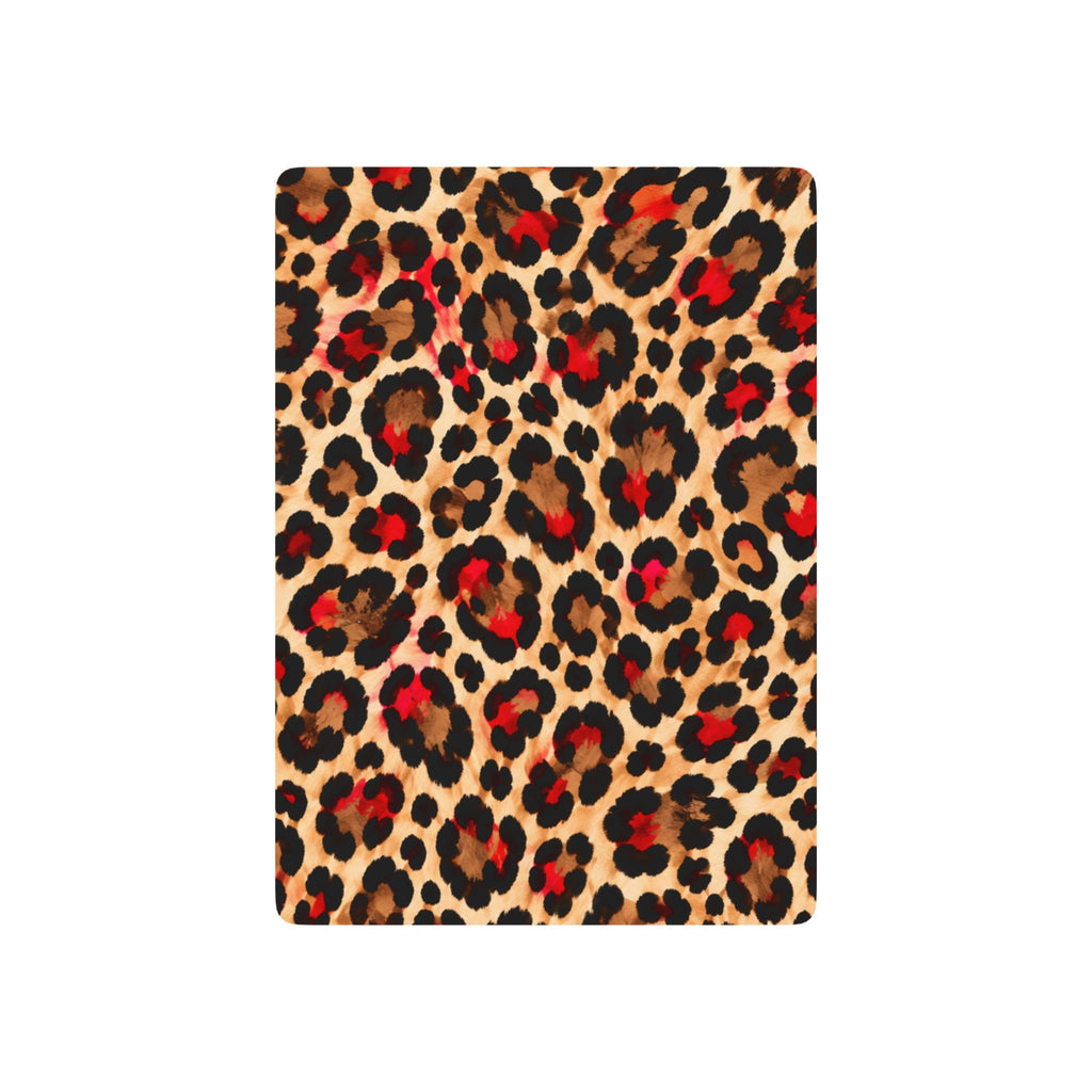 Leopard Print Poker Playing Cards – Stylish Casino Deck for Game Nights