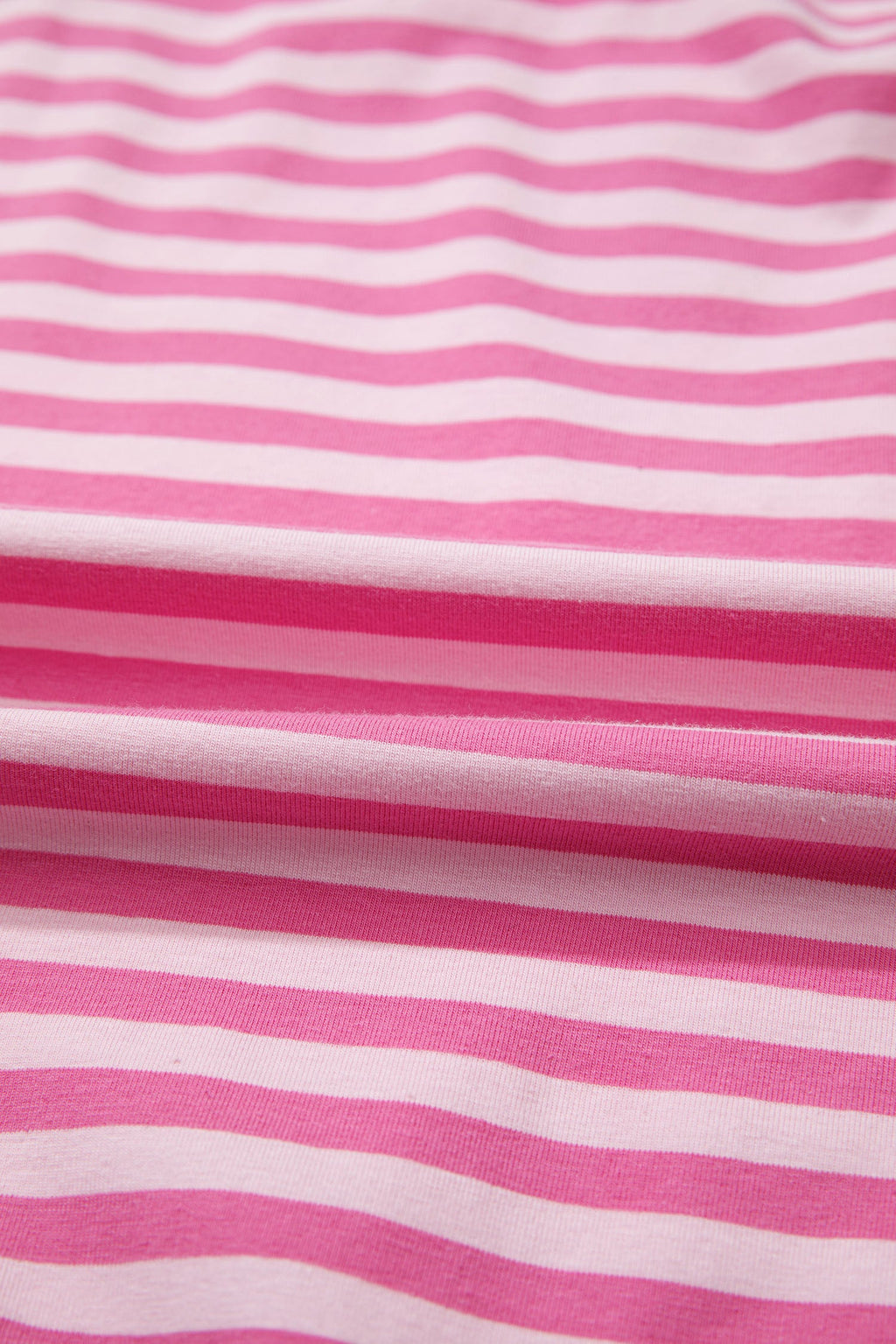 Stripe Cap Sleeve Tee & Elastic Waist Shorts Set