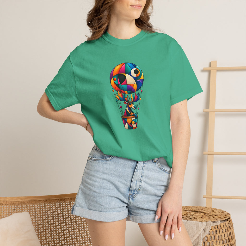 Hot Air Balloon Abstract Art T-Shirt
