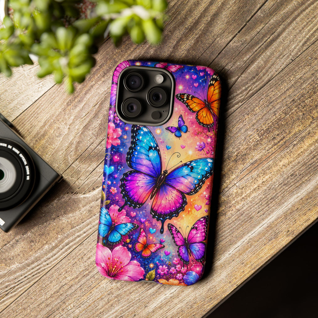 Colorful Butterfly Pattern Phone Case | Tough Cases