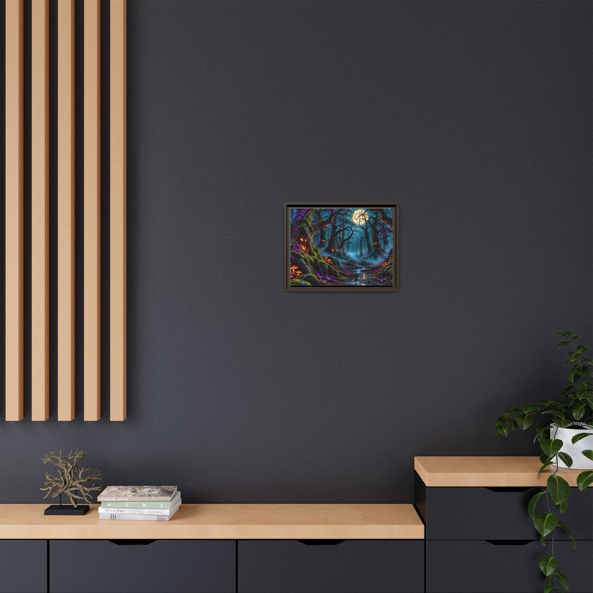 Matte Canvas, Framed (Multi-color)