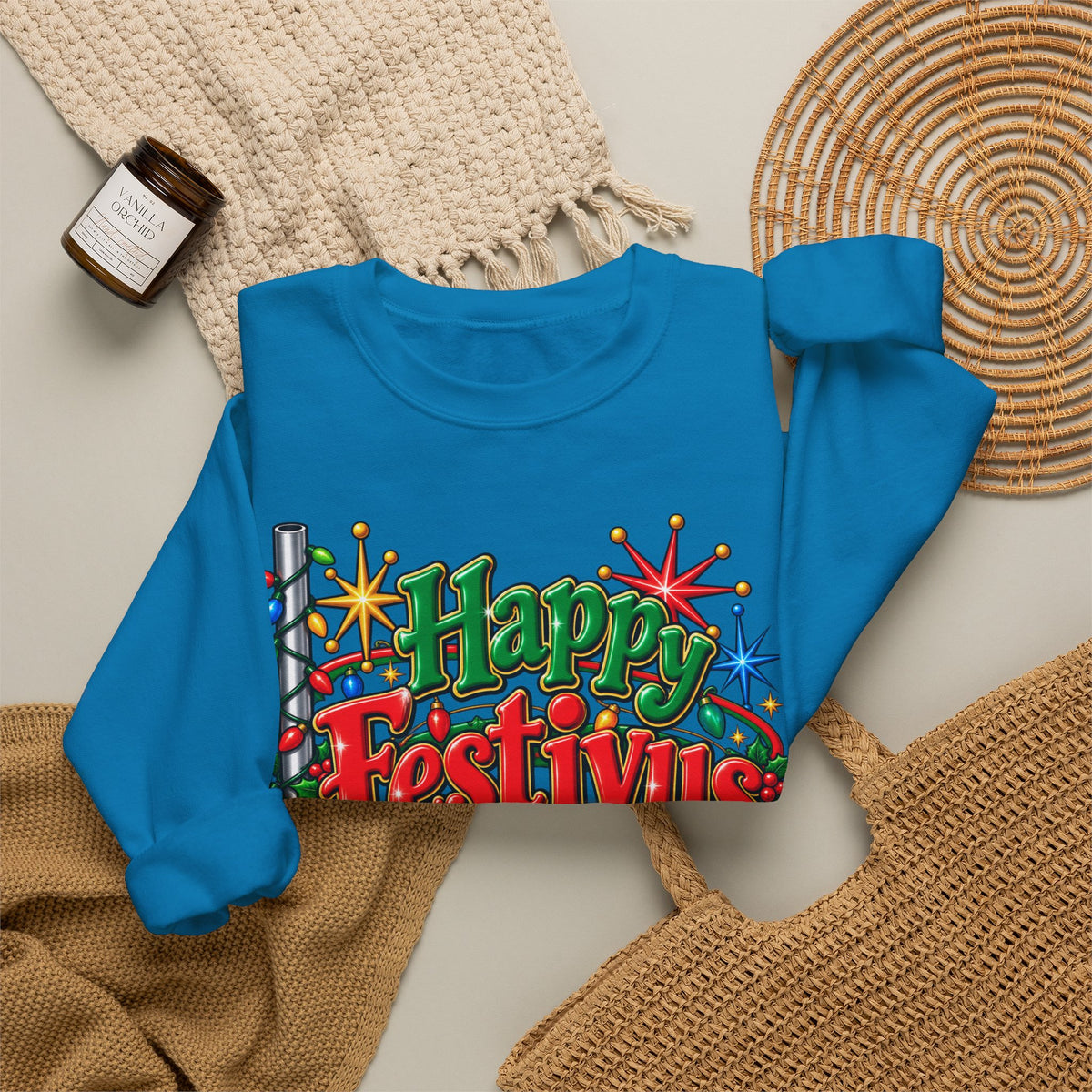 Festivus Sweatshirt – "Happy Festivus" Holiday Crewneck