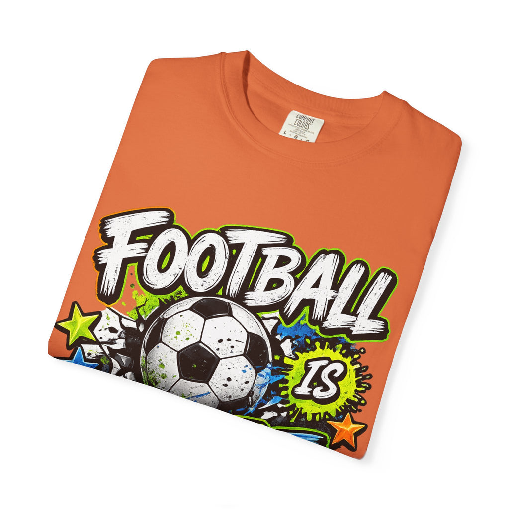 Football Is Life T-shirt | Soccer Ball Graphic Tee, Youth Sports