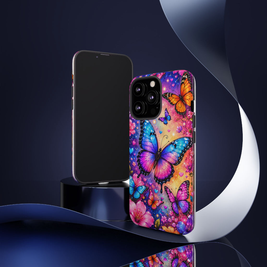 Colorful Butterfly Pattern Phone Case | Tough Cases