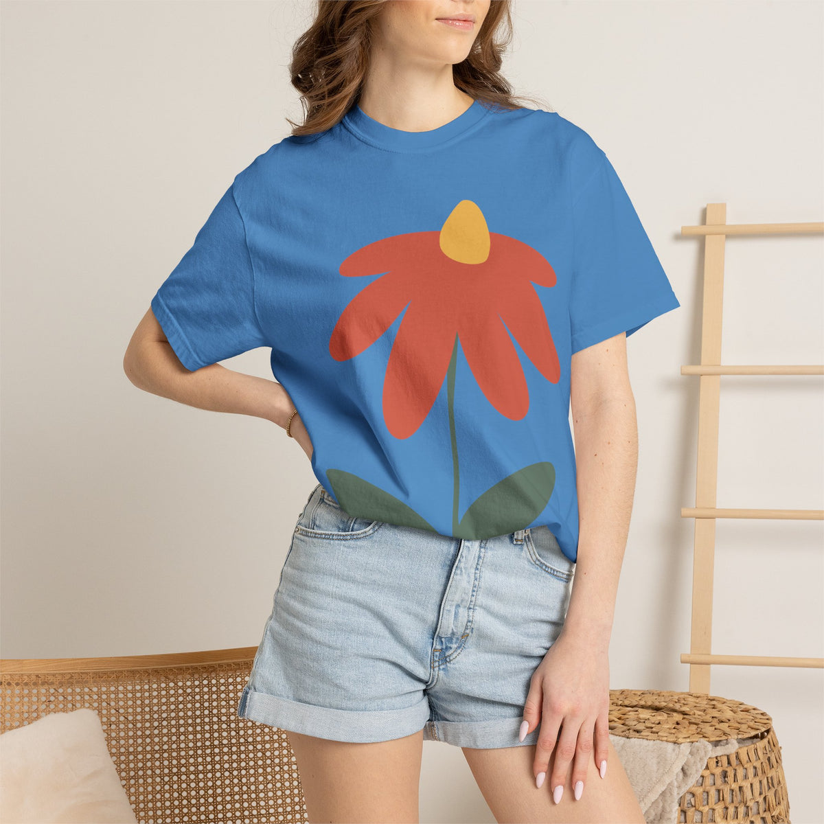 Gardening Can You Dig It? Floral Graphic T-Shirt