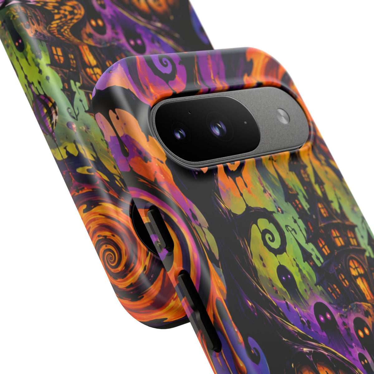 Phone Case — Psychedelic Haunted House Halloween Design