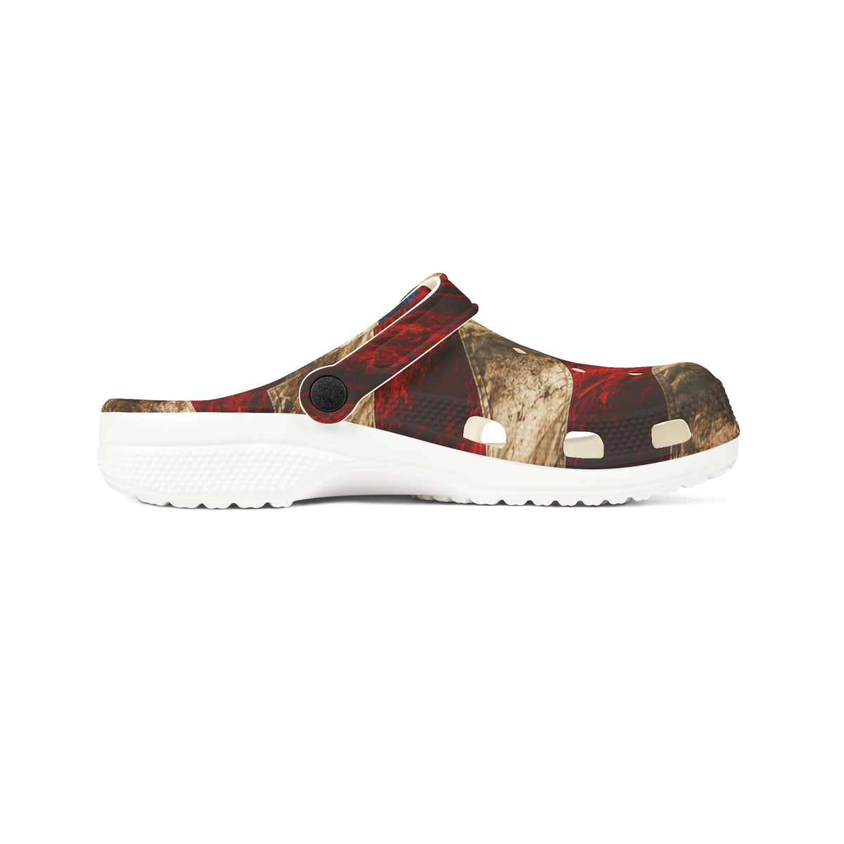American Flag EVA Foam Clogs — Patriotic Slip-On Garden Shoes