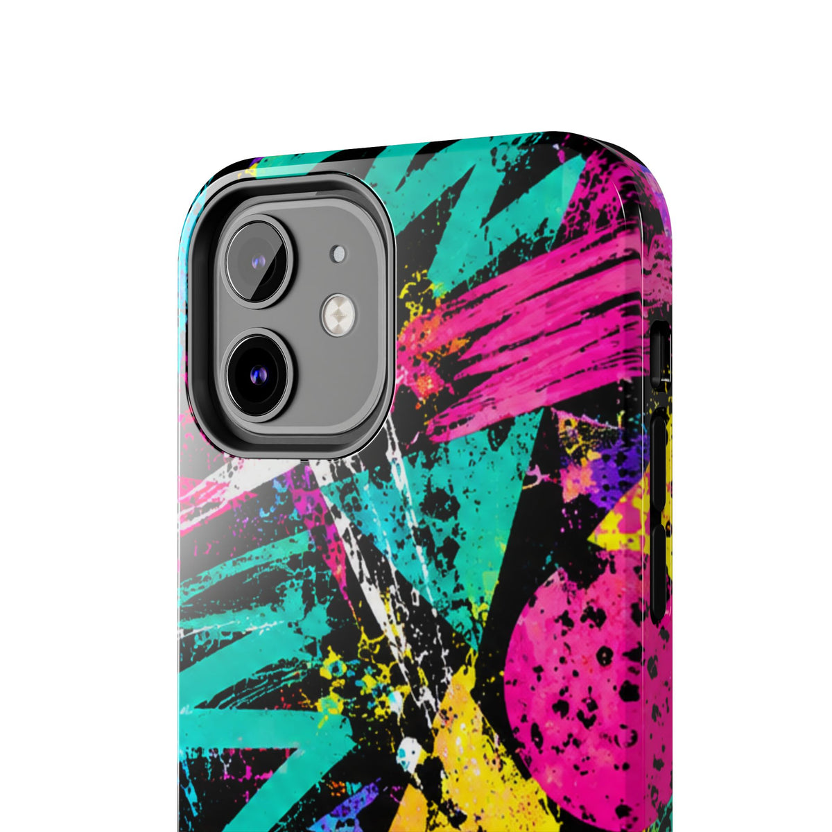 Tough Phone Case — Neon Graffiti Splash Protective Cover