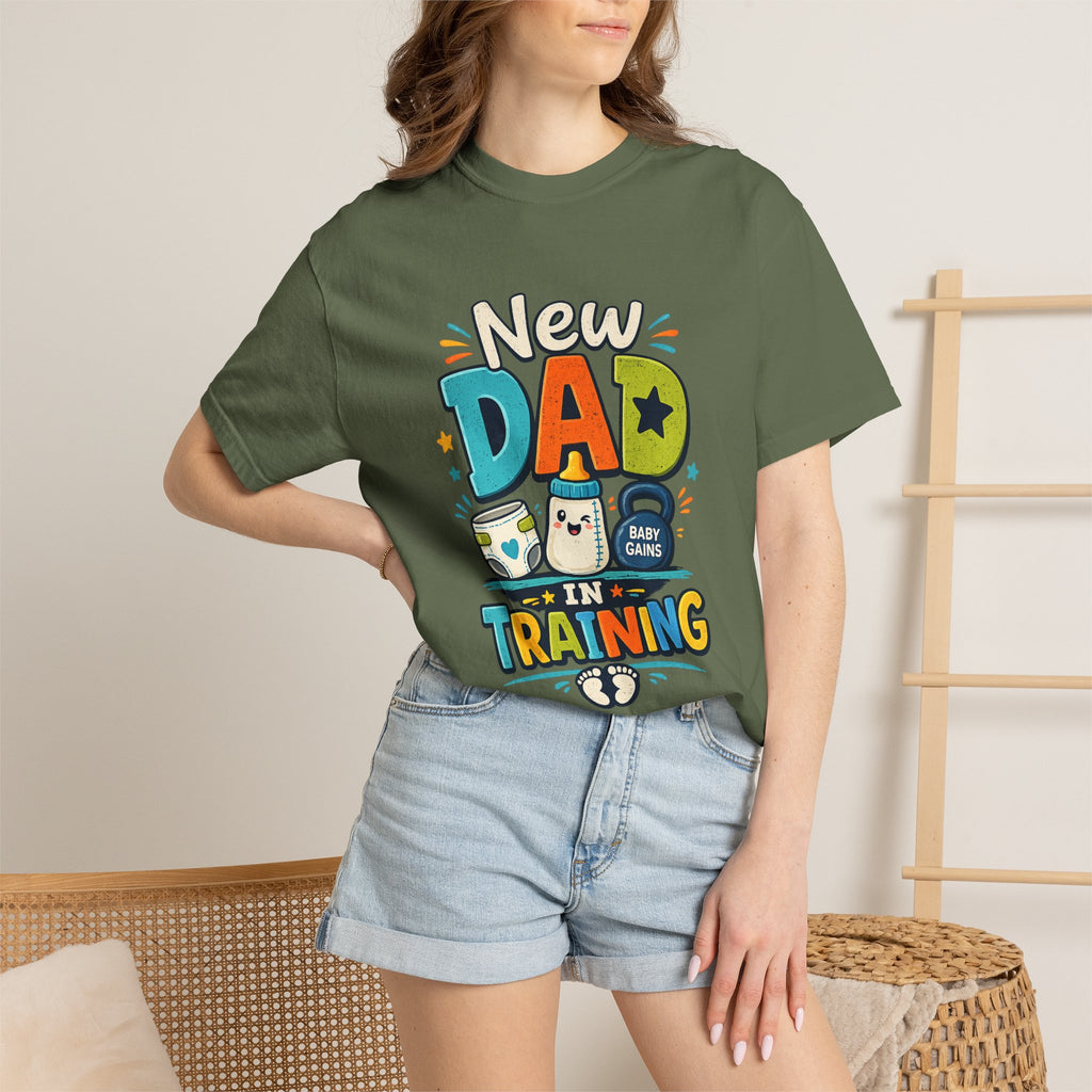 New Dad In Training Tee Shirt