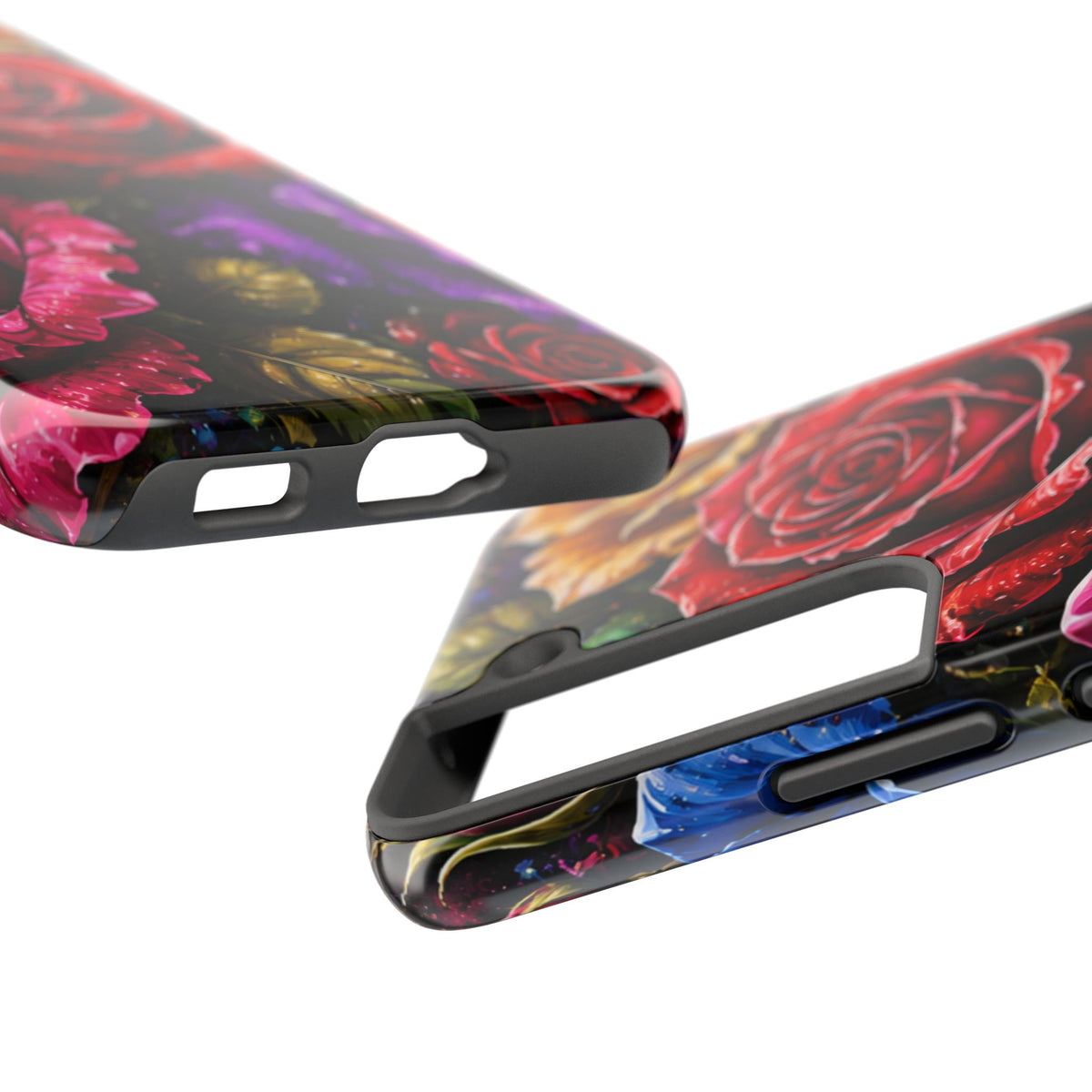 Tough Phone Case — Vibrant Rose Garden Protective Phone Cover
